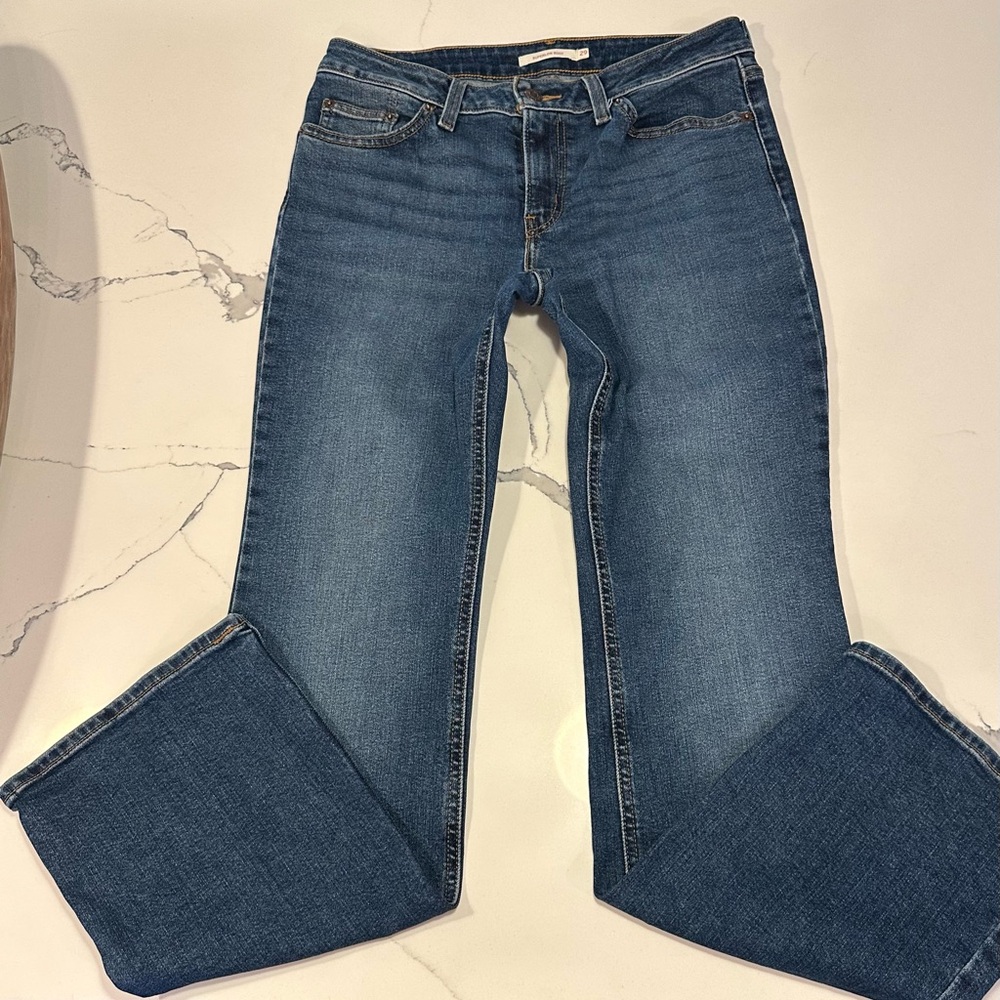 Levi’s Super Low Boot Classic Blue Denim Jeans